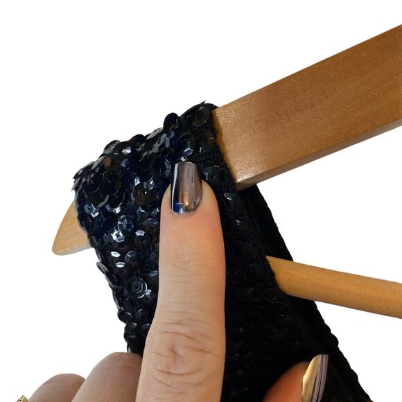 Vintage Hand Full Fashioned Sleeveless Beaded Sequin Top - Picture 6 of 6